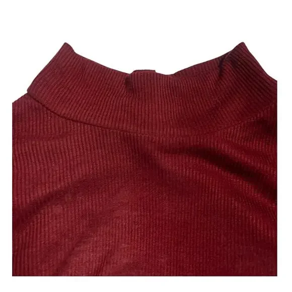 Free People Magdalena Burgundy Bodysuit, Sz XS, NEW! - Picture 4 of 8